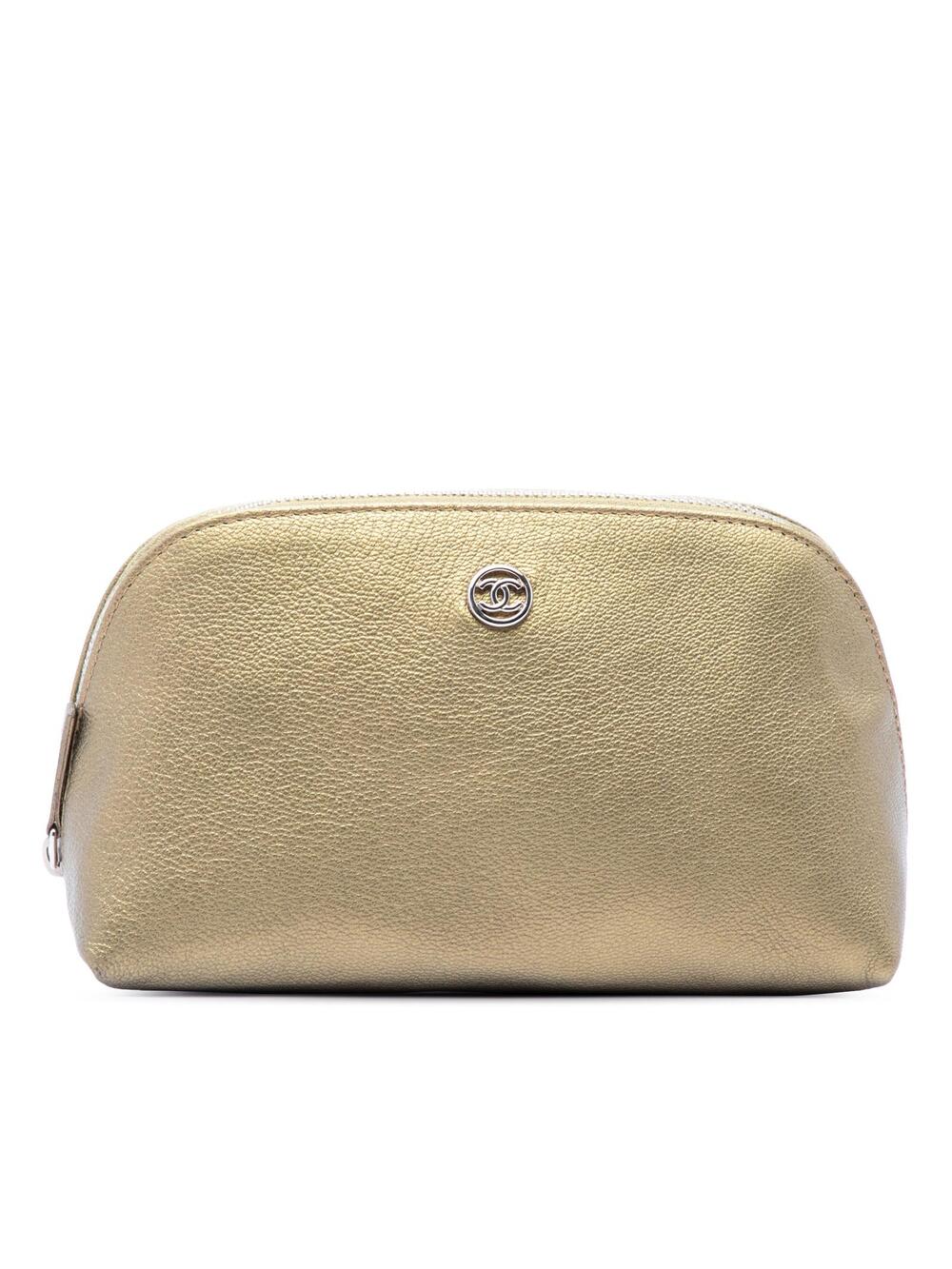 Chanel Cc Metallic Calfskin Cosmetic #292426C99B